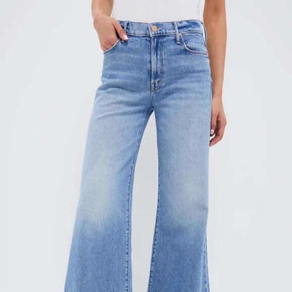 NWT MOTHER Wide Leg Jeans - Picture 1 of 4